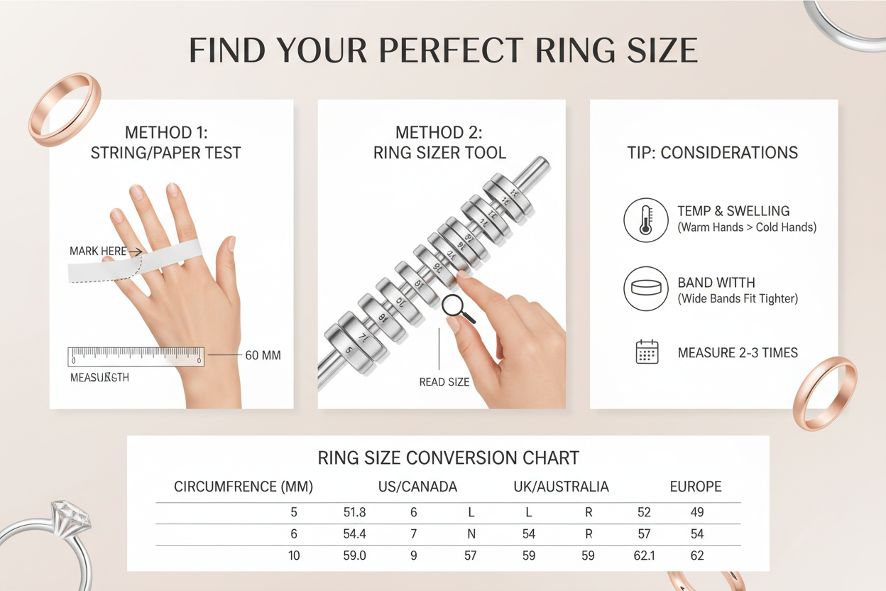 How to Choose the Ideal Ring Size
